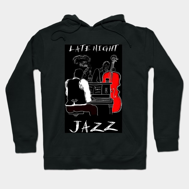 Late Night Jazz Hoodie by PLAYDIGITAL2020